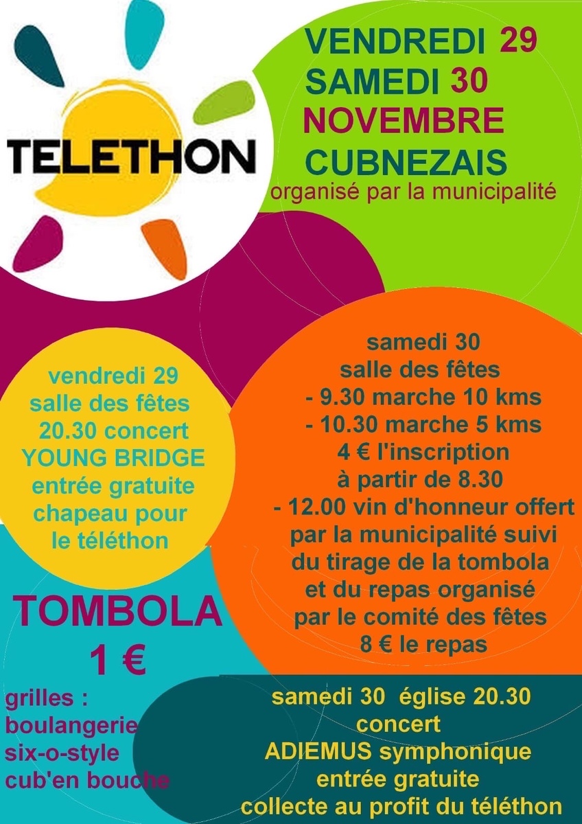 TELETHON CUBNEZAIS 