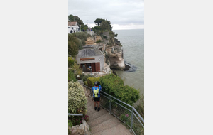 SUR LE CHEMIN DU RETOUR LE LONG DE LA VÉLODYSÉE - 10 - St Palais sur Mer/Port Maubert  - 60 km (petite étape - météo pourrie)