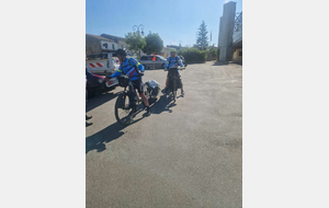 SUR LE CHEMIN DU RETOUR LE LONG DE LA VÉLODYSÉE - 11 - Port Maubert/St Loubès  - 97 km (avec une escorte de bleus du CCNG)