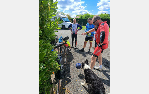 SUR LE CHEMIN DU RETOUR LE LONG DE LA VÉLODYSÉE - 11 - Port Maubert/St Loubès  - 97 km (avec une escorte de bleus du CCNG)
