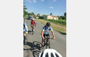 SUR LE CHEMIN DU RETOUR LE LONG DE LA VÉLODYSÉE - 11 - Port Maubert/St Loubès  - 97 km (avec une escorte de bleus du CCNG)