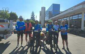 SUR LE CHEMIN DU RETOUR LE LONG DE LA VÉLODYSÉE - 11 - Port Maubert/St Loubès  - 97 km (avec une escorte de bleus du CCNG)