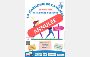 RANDONNÉE PEDESTRE "LA MARSIENNE DE CAVIGNAC" - ANNULÉE