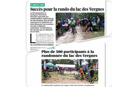 On parle de la randonnée du Lac des Vergnes dans Sud Ouest et Haute Gironde !